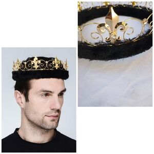 King Crown Halloween Costume Party Themed Event Festival Renaissance Faire